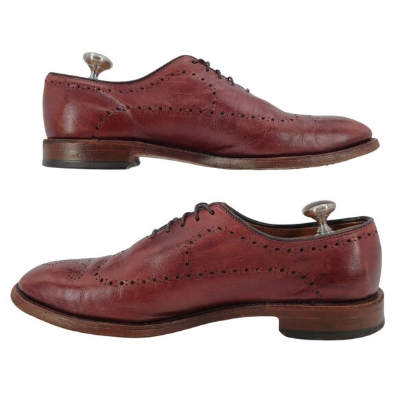 Allen Edmonds Fairfax Dress Shoes Mens size 8 Brown Leather Wholecut Oxfords USA - Picture 11 of 11